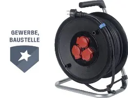 Produktfoto 1 von 10133 Kunststoff-Kabeltrommel 33 m H07RN-F 3G2,5 - BGI 608