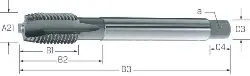 0141 112 0104 Masch-Gew-Bohrer HSSE f. G.-Ei DIN40435/B EG-M 12 x1,75