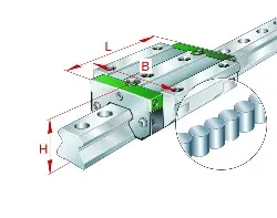 Produktfoto 1 von 0182935301240 SCHAEFFLER Führungswagen für Rollenumlaufeinheit