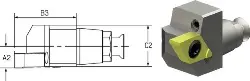 Produktfoto 1 von TOS.K.TK2.A.02A.IC R SWISS Micro, Halter TK2.A SIM LW3, rechts, WSP = TK2.A.R.04