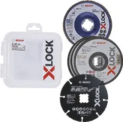 Produktfoto 1 von 2608619374 X-LOCK Trennscheiben-Set Ø 125 mm -BOSCH-