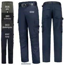 502021NAVY44 Bundhose TWILL, CORDURA navy, Gr. 44 -TRICORP-