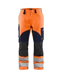 Produktfoto 1 von 158815135389 Multinorm Arbeitshose Inhärent HighVis Orange/Navy C52
