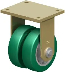Produktfoto 1 von BSD-GST 150K-35 BLICKLE Stahlgeschweißte Schwerlast-Doppel-Bockrolle