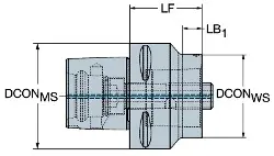 Produktfoto 1 von C53910240040A SANDVIK Coromant Capto Reduzieradapter