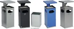 Produktfoto 1 von 12192 K.-Ascher m. Dach, 38-l, mit Inneneinsatz, silber