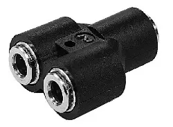 Produktfoto 1 von 86300806 Y-Steckverbindung Rohr-AD: 8mm Rohr-Außendurchmesser 6mm