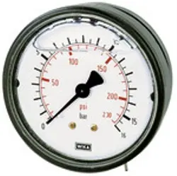 Produktfoto 1 von 807-K 807-K, Glyzerinmano., Kunststoff, G 1/4 hinten zentr., 0-10,0 bar, Ø 63