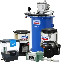 Produktfoto 1 von MFE5-KW6-S8+299 SKF Lubrication Zahnradpumenaggregat mit Behälter Zahnradpumpe MFE