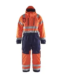 Produktfoto 1 von 676319775389 HighVis Winteroverall HighVis Orange/Navy C46