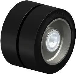 Produktfoto 1 von DS 425/80K BLICKLE Schwerlast-Doppelrad mit Elastik-Vollgummireifen
