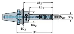Produktfoto 1 von 930BB30P08088 BIG-PLUS MAS-BT für CoroChuck™ 930
