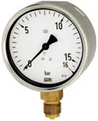 Produktfoto 1 von 507 507, Manometer, Robustausführung, G 1/2 unten, 0 - 10,0 bar, Ø 100