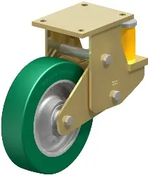 Produktfoto 1 von BSFE-GST 250K BLICKLE Stahlgeschweißte Schwerlast-Bockrolle mit PU-Feder
