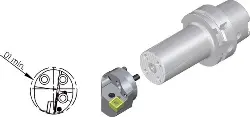 Produktfoto 1 von WK1.PDF.RUC.040 Wechselkopf 93° PDUN/R-HP für DN..1506.. 40x 40mmSWISS