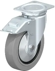 Produktfoto 1 von LU-POEV 200XR-FI-SG-FA BLICKLE Stahlblech-Lenkrolle, schwere, geschlossene Ausf.