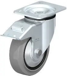 Produktfoto 1 von LK-POEV 160KD-FI-SG-FA BLICKLE Stahlblech-Lenkrolle, schwere Ausführung