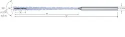 Produktfoto 1 von 2.CFI.50070.IK.1 CrazyDrill Flex-SST VHM RIP 50xd, Inox, IK, 0,70mm MIKRON