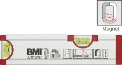 Produktfoto 1 von 692020M ALU-Wasserwaage ULTRASONIC 200 mm, mit Magnet BMI