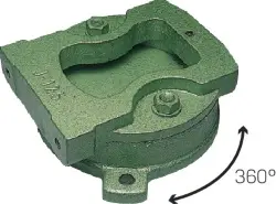 Produktfoto 1 von DT/L/JR 125 Drehteller Parallel-Schraubst. LEINEN-JUNIOR