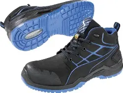 634200-45 Stiefel S3 ESD SRC schwarz/ blau, Krypton Blue Mid, Gr. 45
