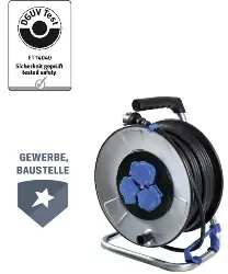 Produktfoto 1 von 10314 Metall-Kabeltrommel 40 m H07RN-F 3G1,5 - BGI 608
