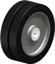 Produktfoto 1 von DS 500/60K BLICKLE Schwerlast-Doppelrad mit Elastik-Vollgummireifen