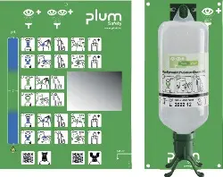 Produktfoto 1 von 5715205480216 Augenspülstation DUO 1000 ml 0,9 % Natriumchloridl. -plum-
