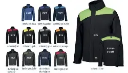 402021DGREYARMY6XL Softshelljacke Bicolor Quern. dunkelgrau/oliv 6XL -TRICORP-