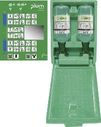 Produktfoto 1 von 5715205481619 Augenspülstation DUO 2x 1000ml 0,9 % Natriumchloridl. -plum-