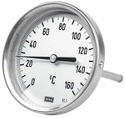 Produktfoto 1 von 5202 5202, Bimetallthermometer, G 1/2 hinten, L=63, Ø 100, 0 °C bis 120 °C