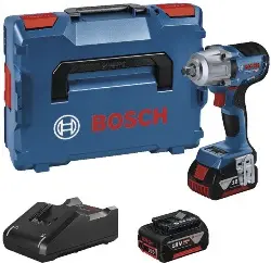 Produktfoto 1 von 06019K4002 Akku-Schlagschrauber 18 V GDS 18V-450 HC,2x 4.0 Ah BOSCH