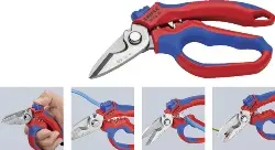 Produktfoto 1 von 95 05 20 SB Elektrikerschere, abgewinkelt -KNIPEX-