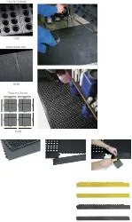 Produktfoto 1 von 16020 Bodenbelag Yoga Solid Basic, schwarz, 90 x 90 cm -MILTEX-