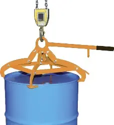 Produktfoto 1 von 4P RAL 2000 Fassgreifer, 4-Punkt-Spannung RAL 2000, Tragkraft 350 kg