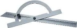 Produktfoto 1 von 207201 Winkelmesser verstellb.Schiene 100x150mm,
