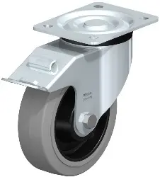 Produktfoto 1 von L-POEV 160XK-FI-SG BLICKLE Stahlblech-Lenkrolle, mittelschwere Ausführung