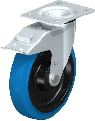 Produktfoto 1 von LE-POEV 200XKA-FI-SB BLICKLE Stahlblech-Lenkrolle mit Anschraubplatte