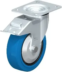 Produktfoto 1 von LE-POEV 160XR-FI-SB-FA BLICKLE Stahlblech-Lenkrolle mit Anschraubplatte