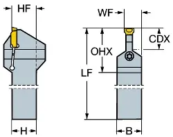 Produktfoto 1 von NF123R324040B SANDVIK COROCUT 1-2 Halter