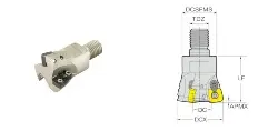 Produktfoto 1 von 17000608 YG1 Wendeplattenfräser, MHF-SDMW12-D32Z2M16