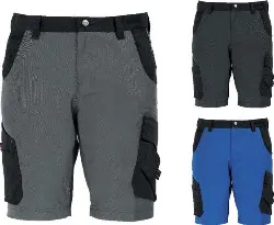 130530-1120-56 Bermuda Twill-THEO, Gr. 56 grau/schwarz - FHB -
