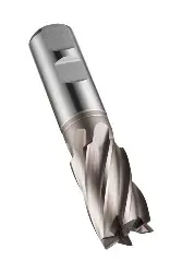 Produktfoto 1 von C24625.0 HSS-E-PM Schaftfräser Weldon DIN 844K N 30° TiCN 4-6 Schn.