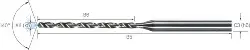 2.CD.150385.CA CrazyDrill Cool VHM 15xd, UNI, IKZ, 3,85mm MIKRON