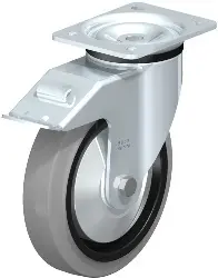 Produktfoto 1 von LK-POEV 200XKA-FI-SG-FA BLICKLE Stahlblech-Lenkrolle, schwere Ausführung