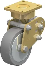 BPFE-ALTH 125K-AS-FA BLICKLE Schwerlast-Bockrolle mit Polyurethan-Drehfedern