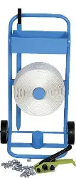 Produktfoto 1 von 17065 Kraftbandumreifungsset 16mm m.Abrollwagen