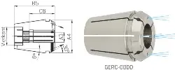 Produktfoto 1 von 13836010800 Spannzange GERC32-GBDD Protec ISO15488-A 8,0x 6,3mm FAHRION