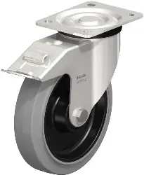 Produktfoto 1 von LX-POEV 200KD-FI-SG BLICKLE Edelstahl-Lenkrolle, mittelschwere Ausführung