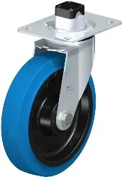 Produktfoto 1 von LE-POEV 200XKA-CS11-SB BLICKLE Stahlblech-Lenkrolle mit Anschraubplatte